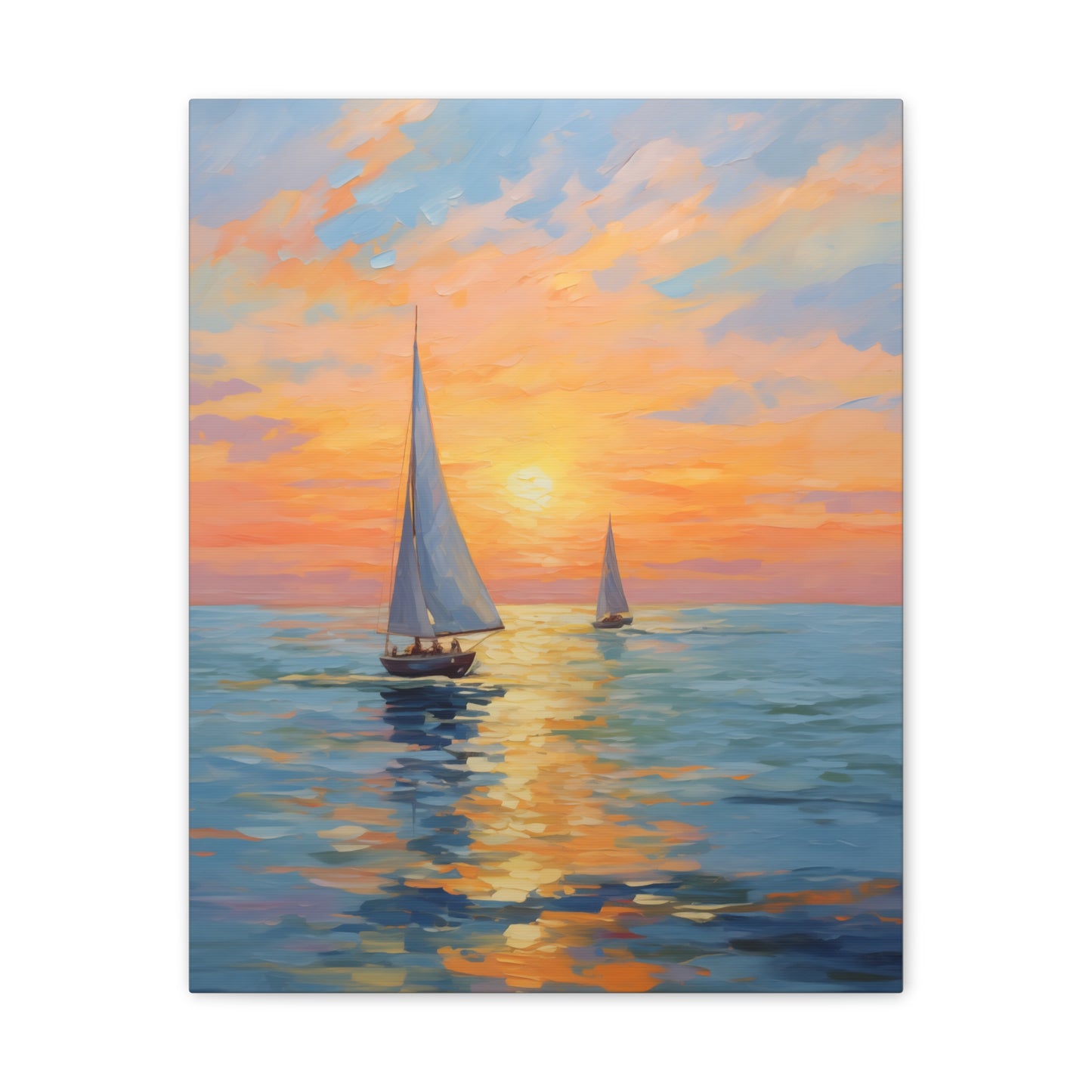 Floating Sailboats