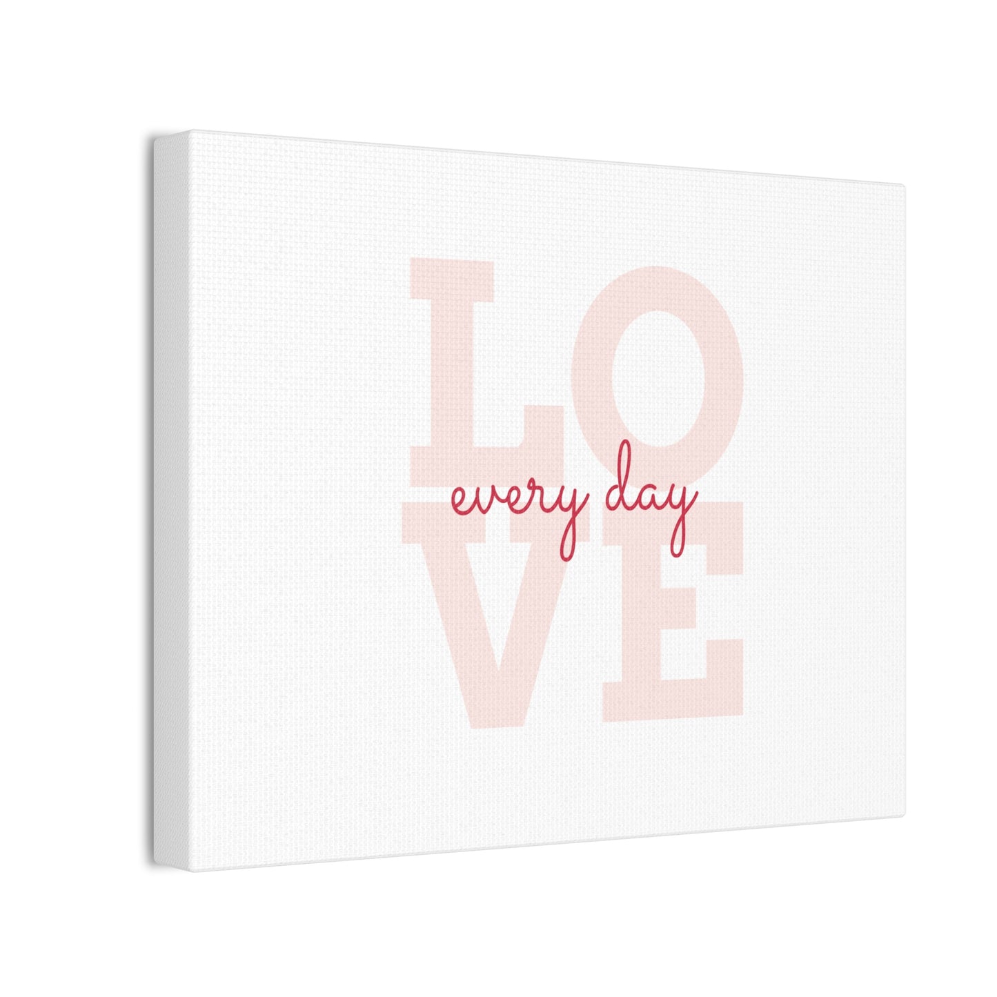 Love Every Day Wall Art - Simple Alphabet Design for a Charming Home