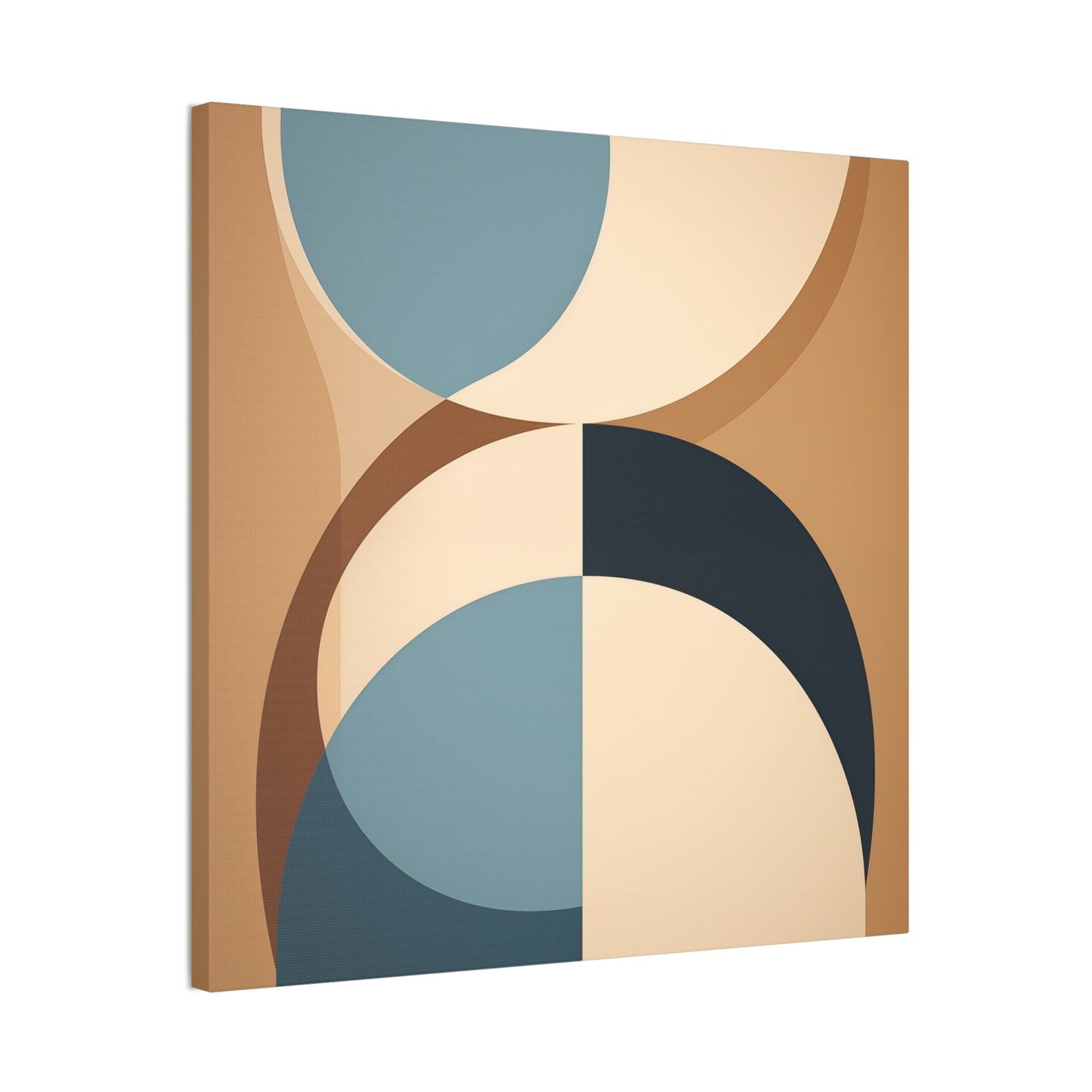 Bohemian Geometry Canvas Art – Vibrant Boho Meets Midcentury Modern