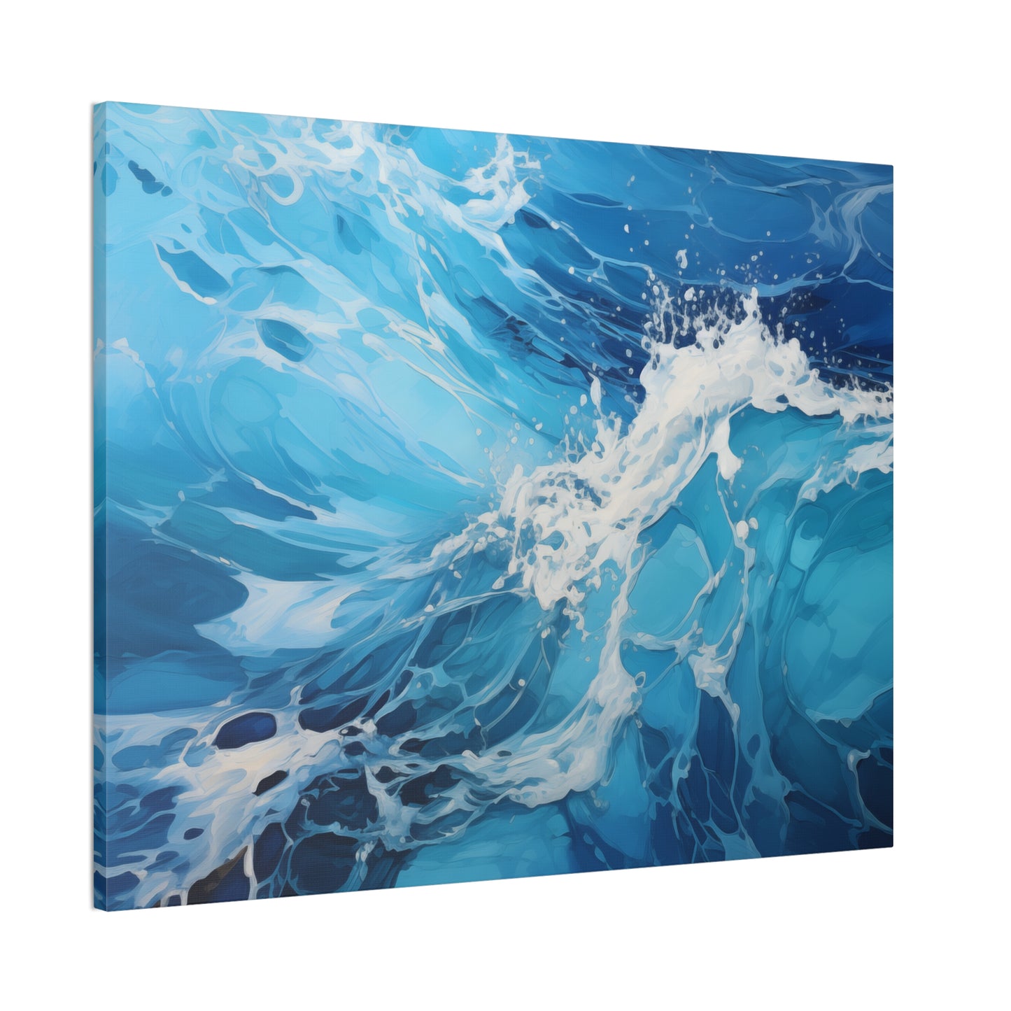 Aerial Azure Canvas Print – Stunning Wall Art for Modern Spaces