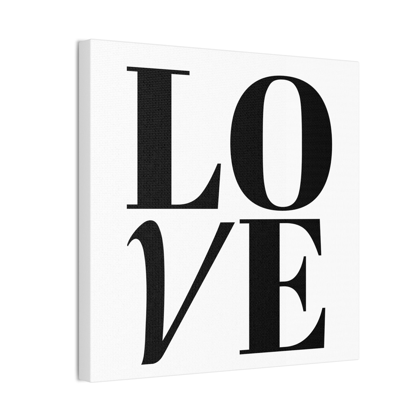 LOVE Wall Art - Minimalist Black & White Alphabet Décor