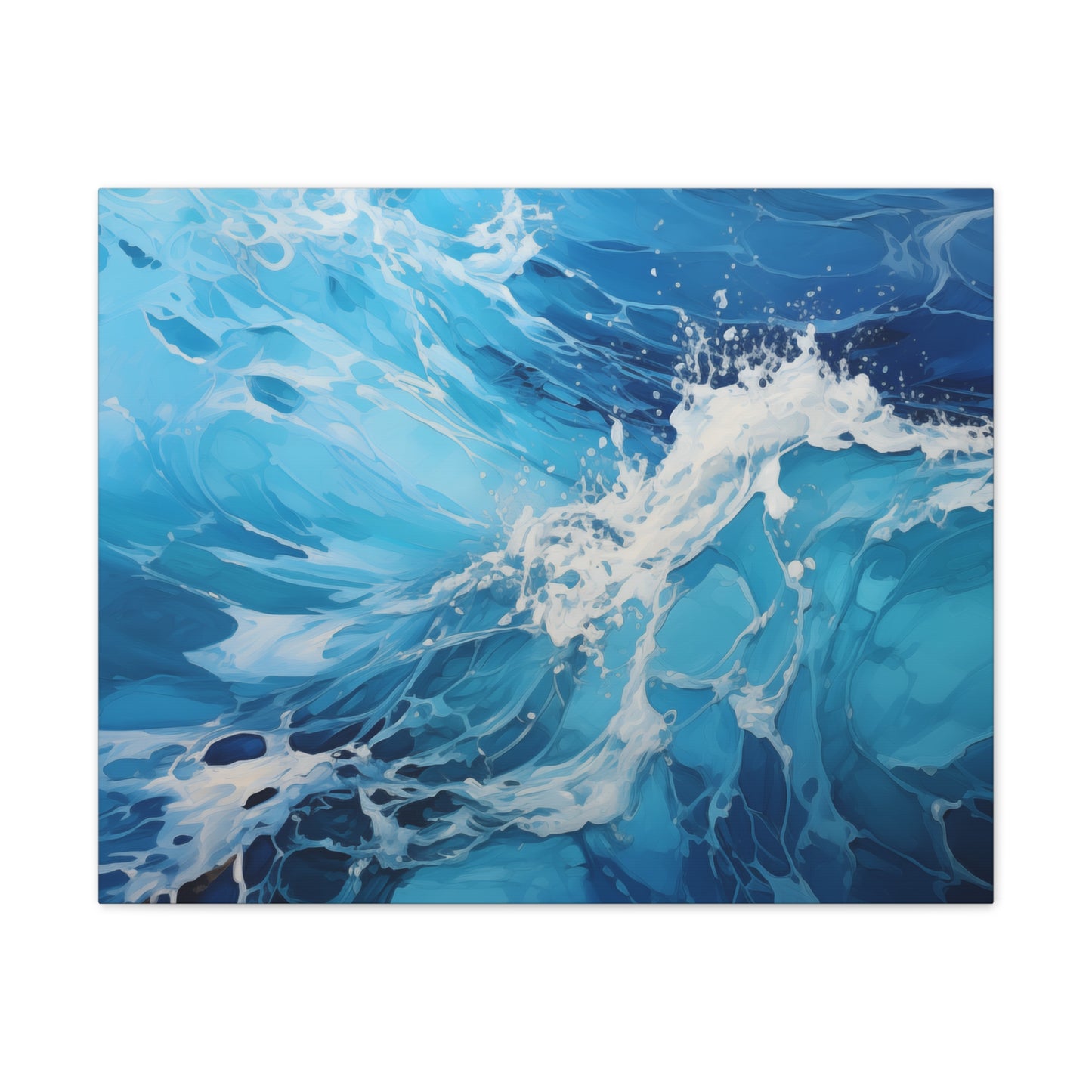 Aerial Azure Canvas Print – Stunning Wall Art for Modern Spaces