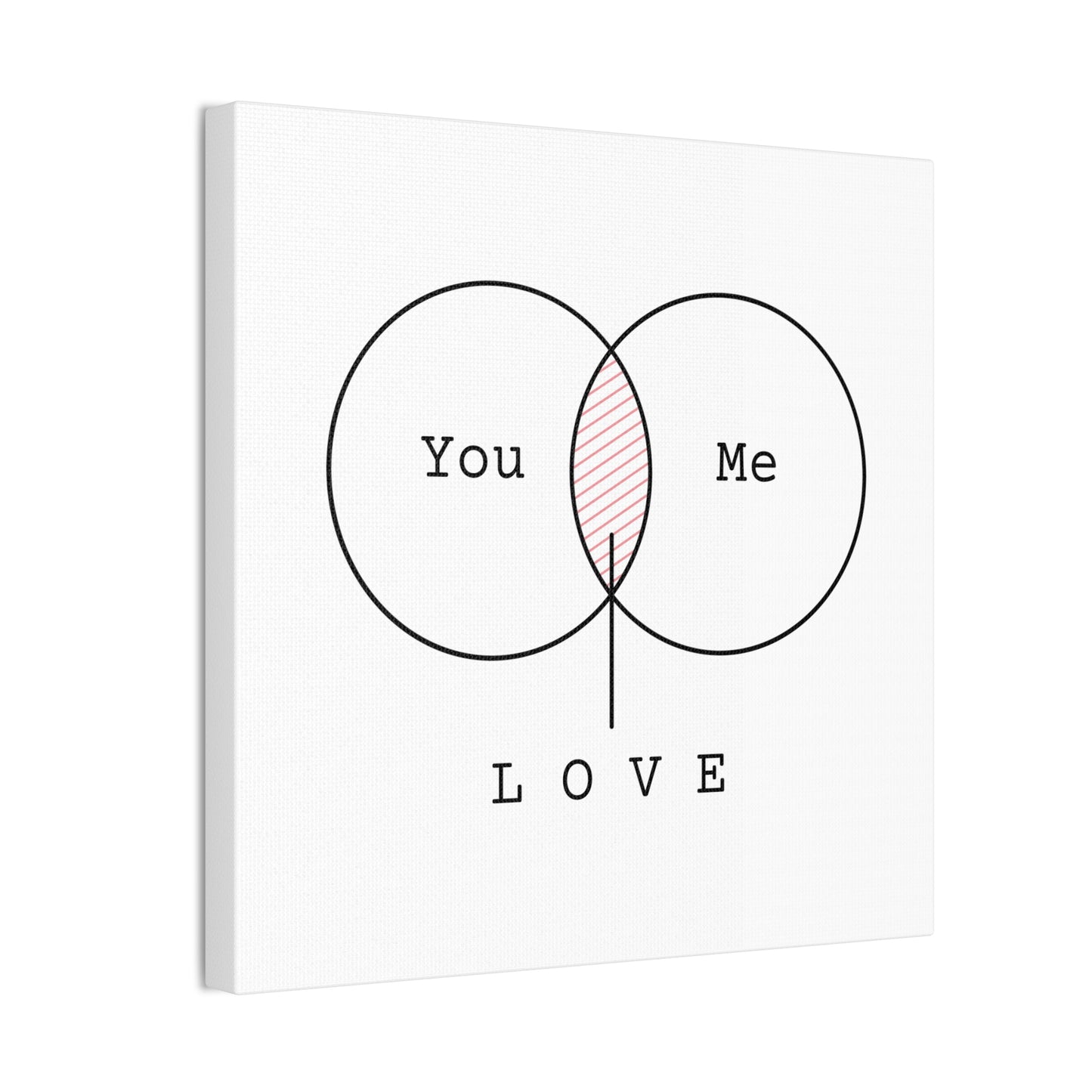 You & Me Wall Art: Simple Alphabet Design for a Charming Home