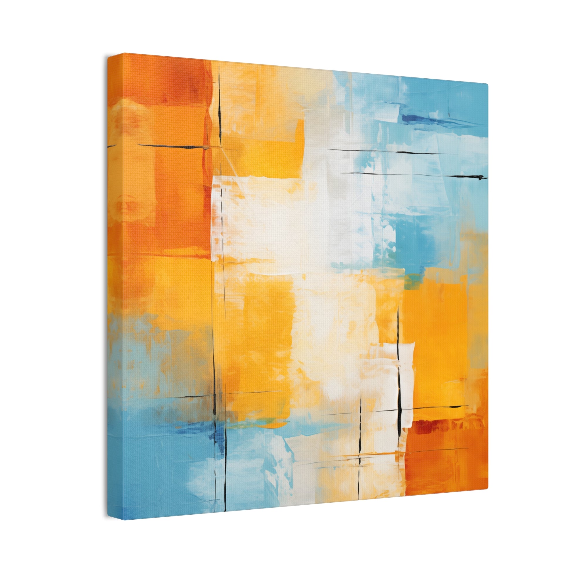 Color Symphony Canvas Art – Vibrant Abstract Painting