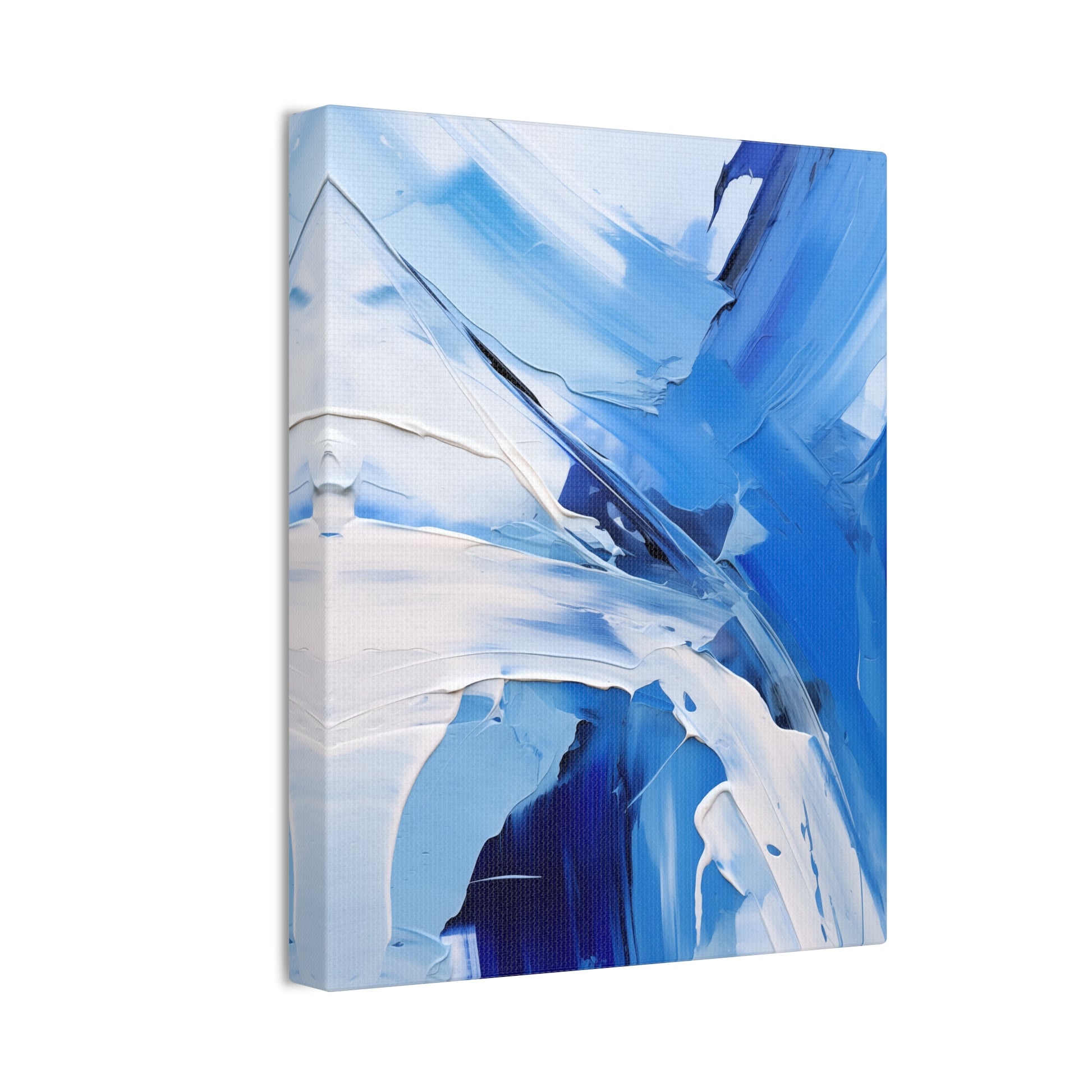 Azure Dreams Oil Painting – Bold Brushstrokes