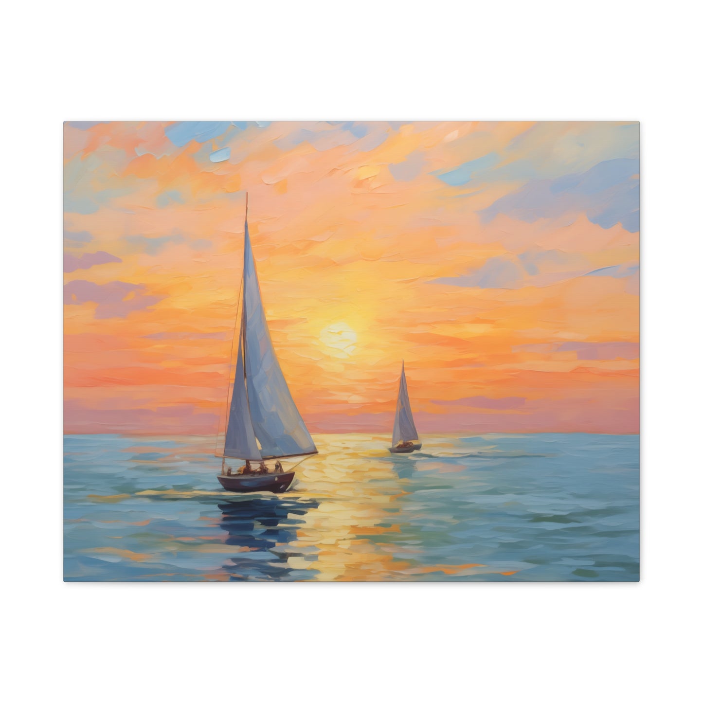 Floating Sailboats