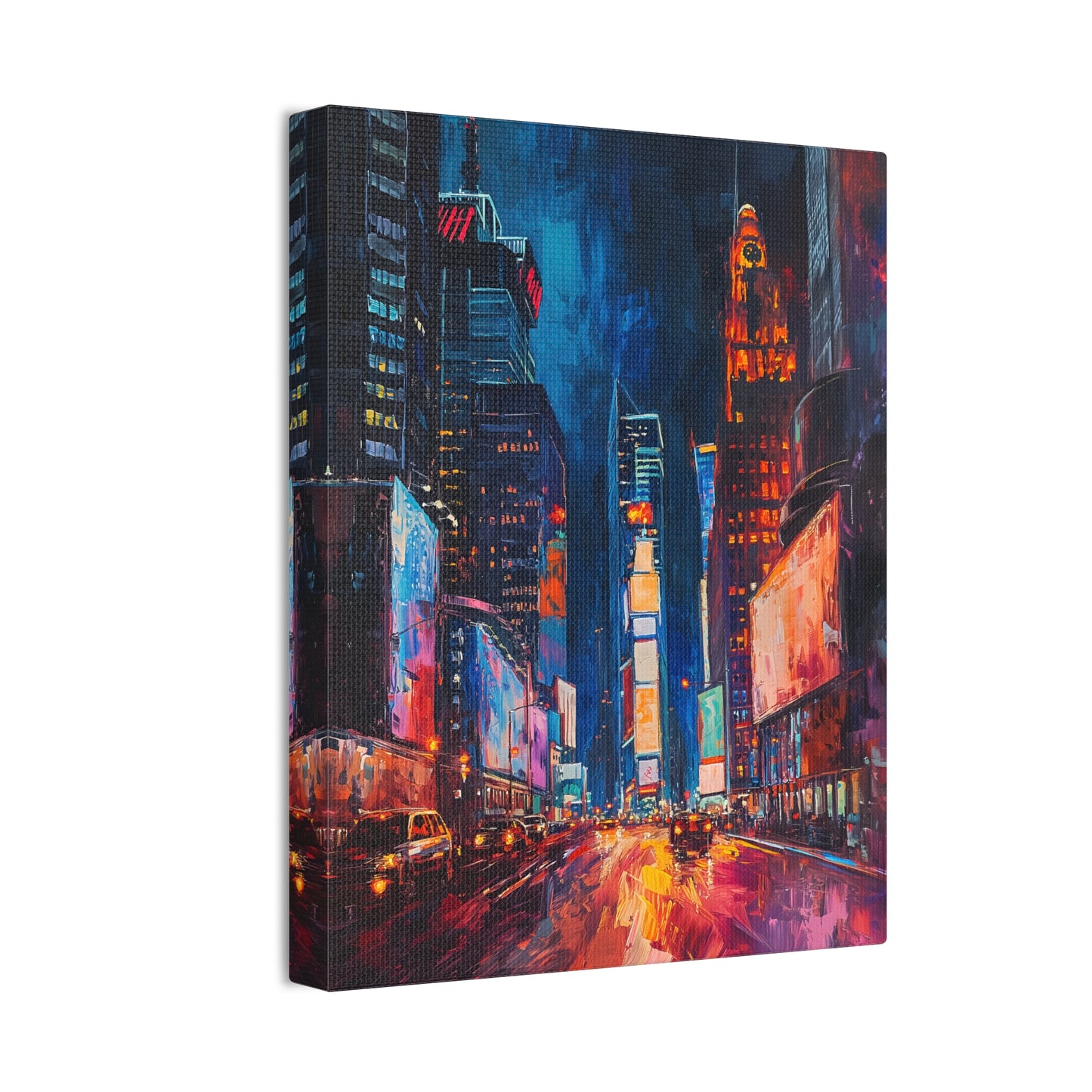 NYC Radiant Night Wall Art - Vibrant Times Square Lights