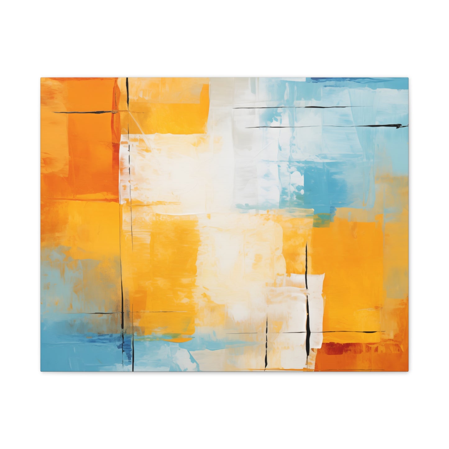 Color Symphony Canvas Art – Vibrant Abstract Painting
