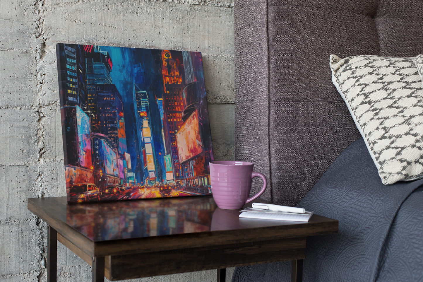 NYC Radiant Night Wall Art - Vibrant Times Square Lights