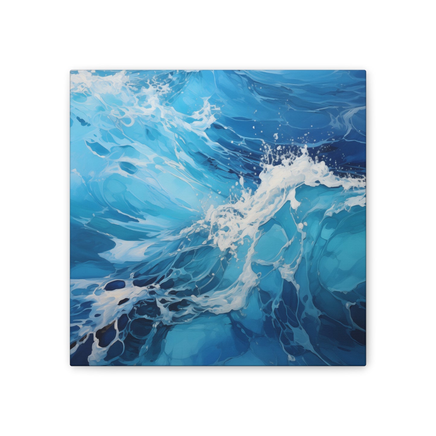Aerial Azure Canvas Print – Stunning Wall Art for Modern Spaces