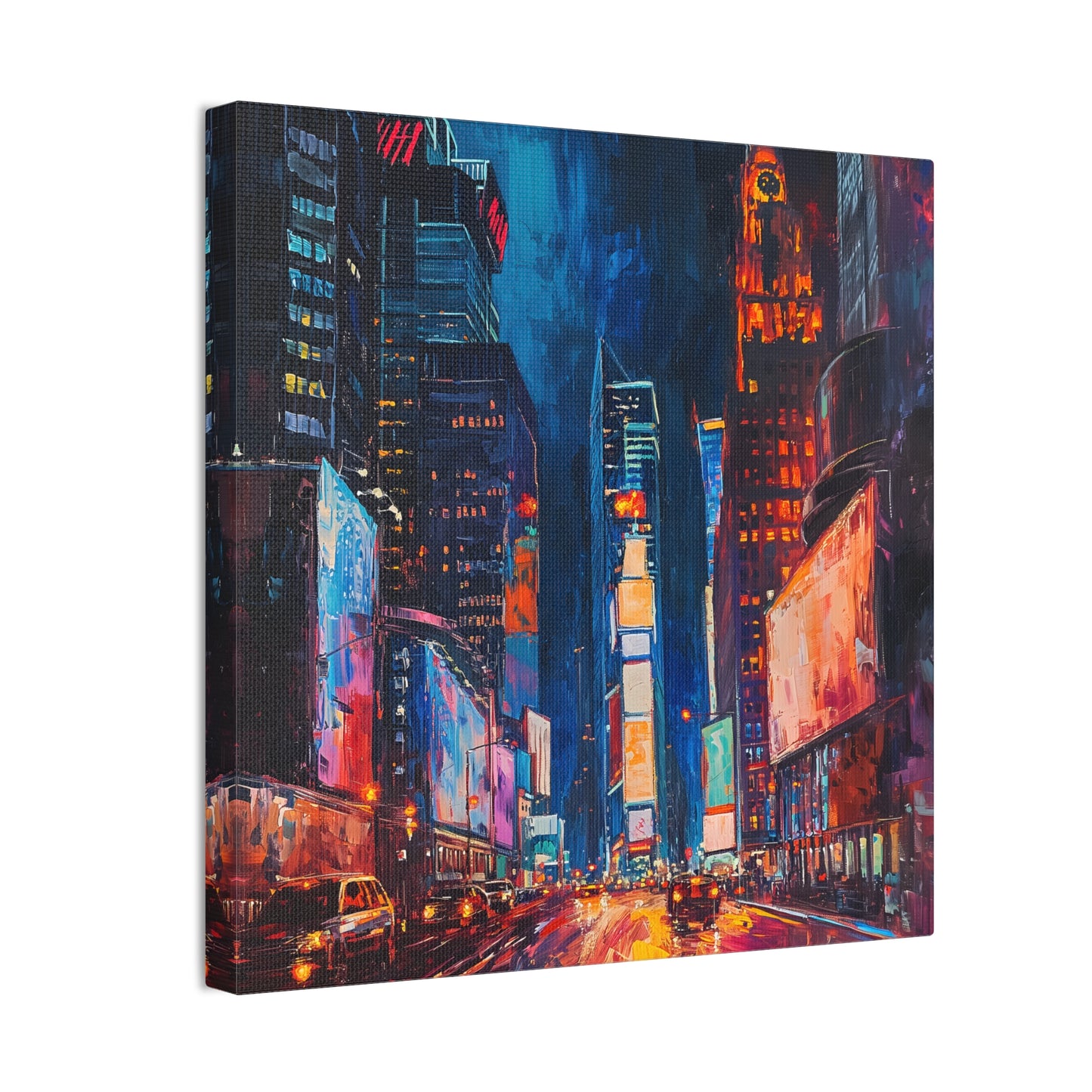 NYC Radiant Night Wall Art - Vibrant Times Square Lights