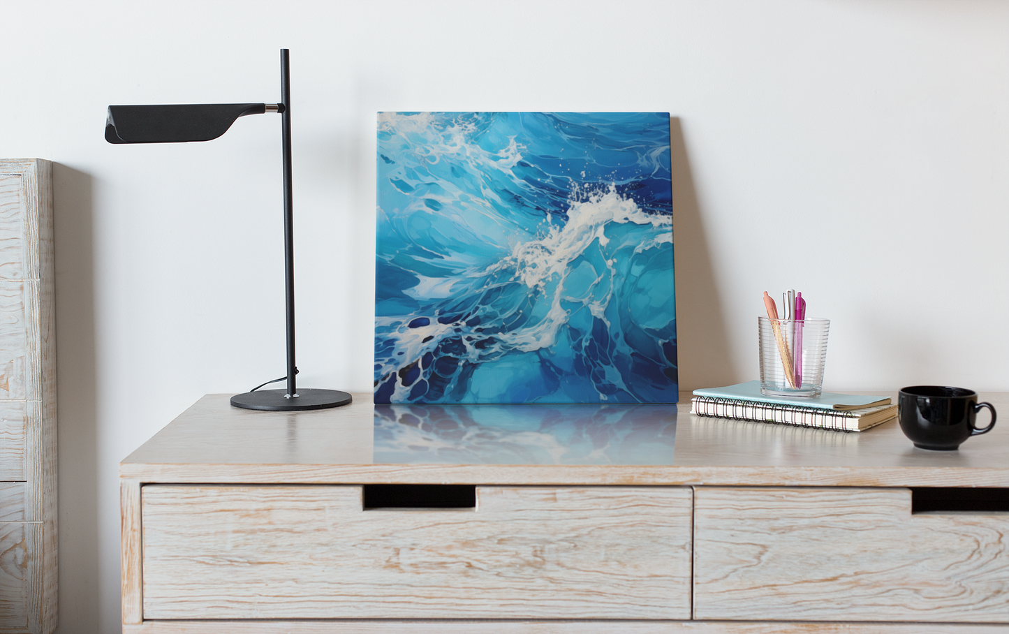 Aerial Azure Canvas Print – Stunning Wall Art for Modern Spaces