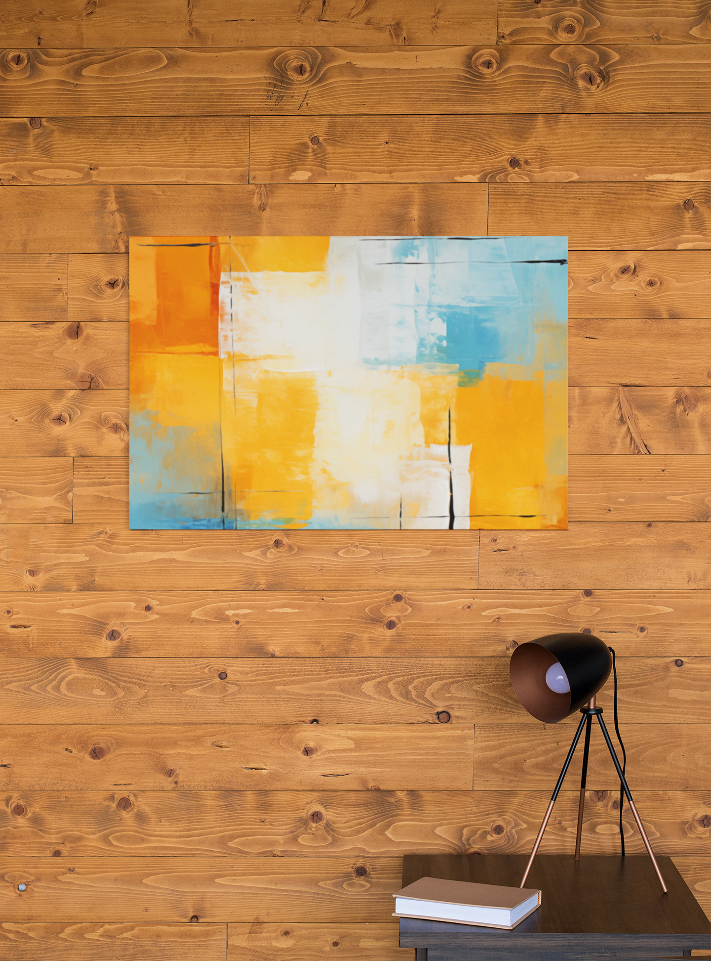 Color Symphony Canvas Art – Vibrant Abstract Painting