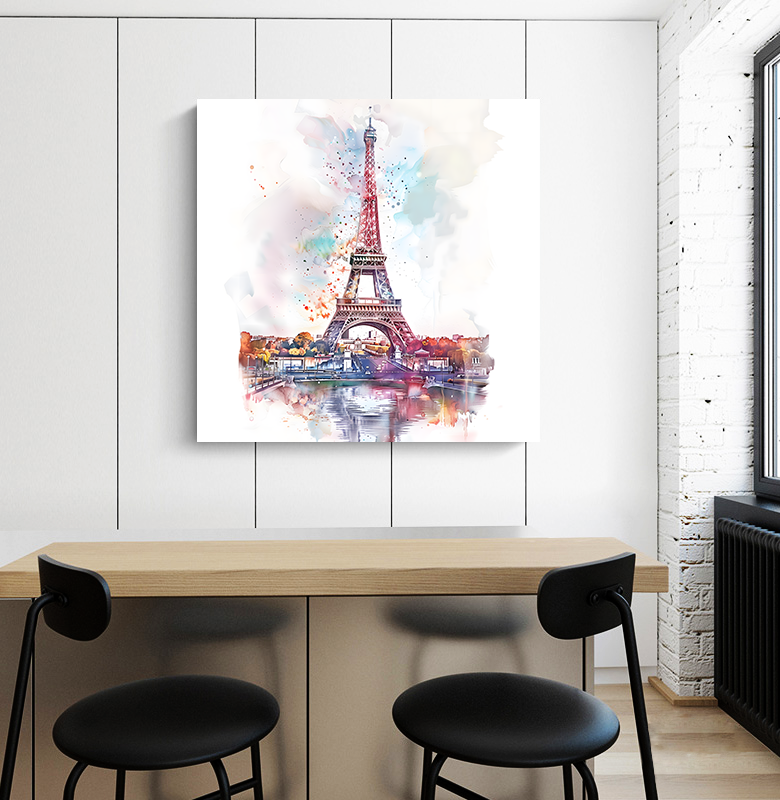 Colorful Effiel Tower