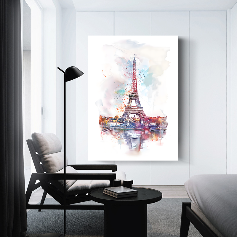 Colorful Effiel Tower