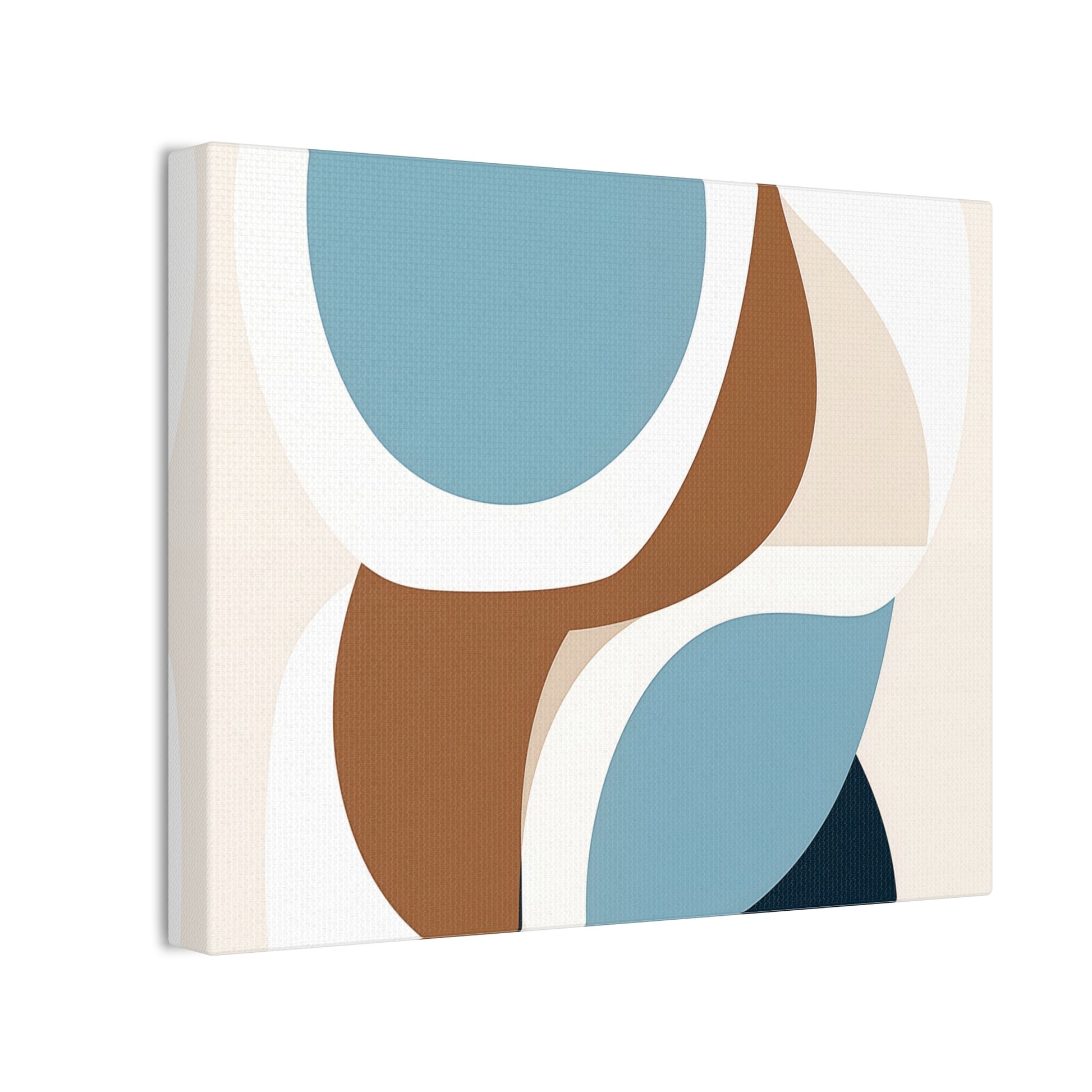 Boho Geometry Canvas Art – Eclectic Fusion of Boho and Midcentury Modern