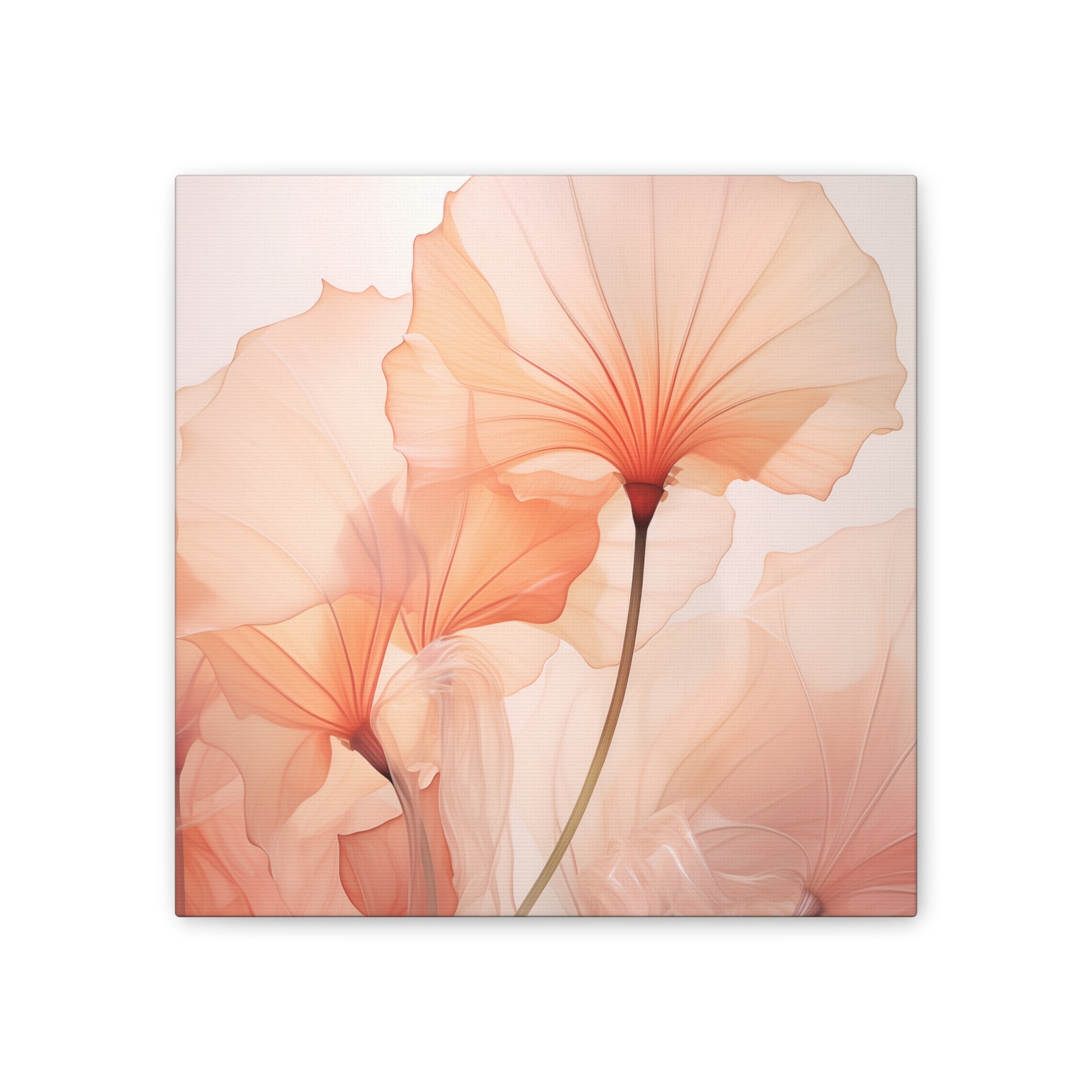 Peach Lotus Blossom Wall Art: 2024's Serene Peach Fuzz Hue