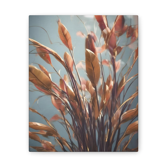 Vibrant Leaves in a Vase Wall Art – Refresh Your Space