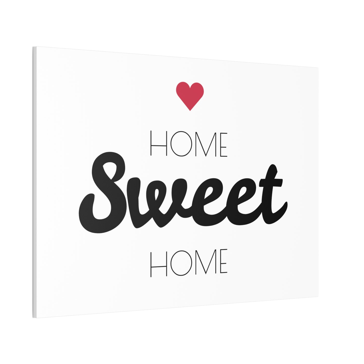 Home Sweet Home Wall Art | Charming Alphabet Design