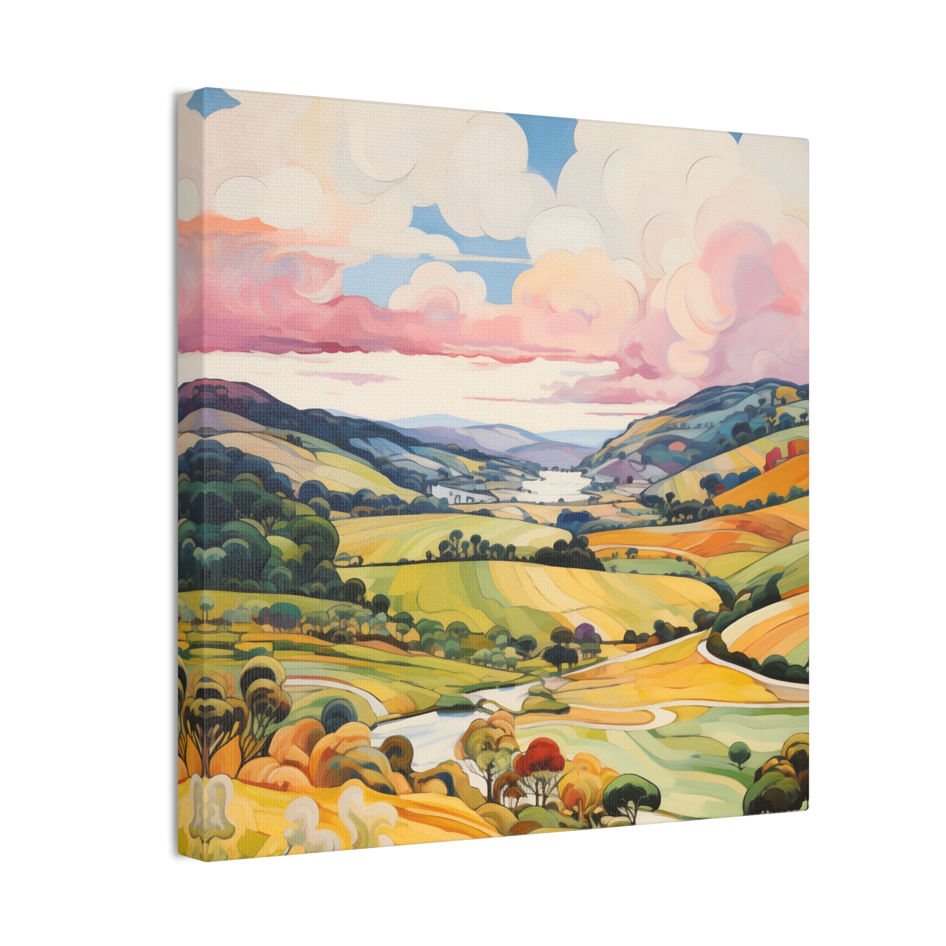 Fauvist Landscapes Canvas Art – Vibrant Countryside