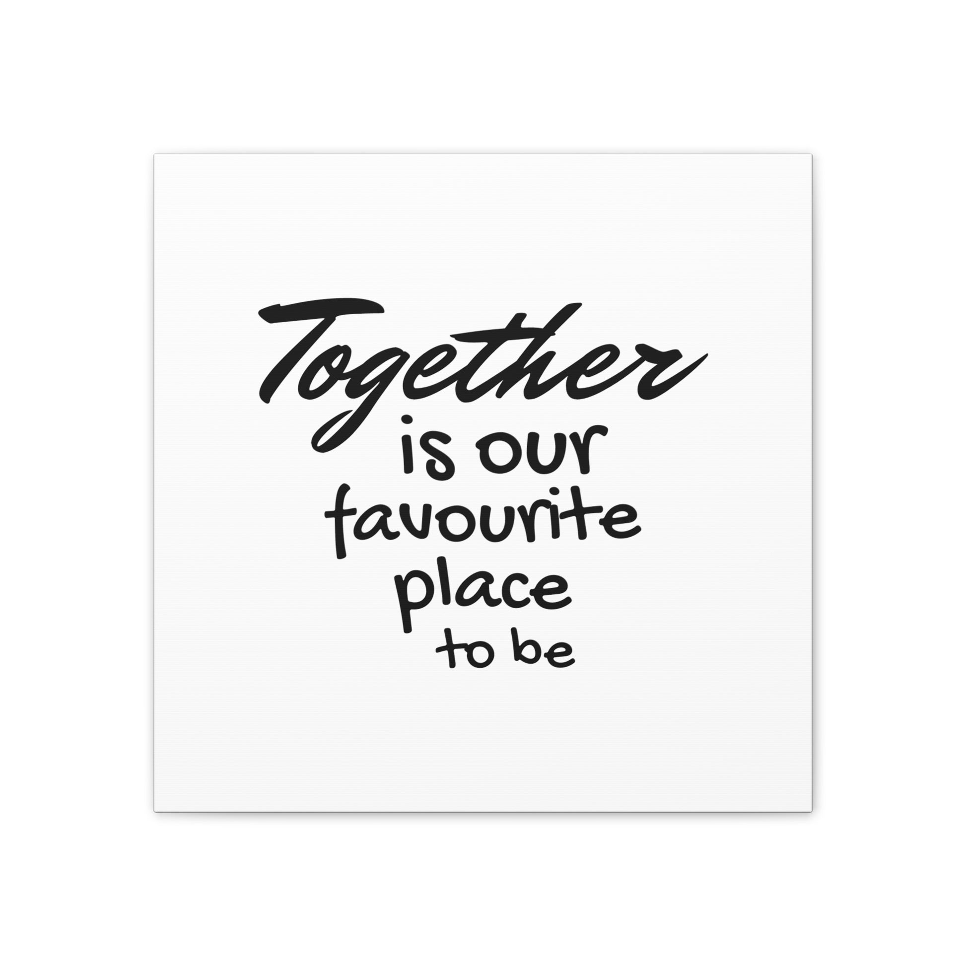 Together Wall Art - Charming Alphabet Design for Any Space