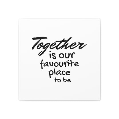 Together Wall Art - Charming Alphabet Design for Any Space