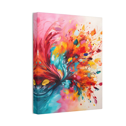 Bloom Abstract Painting – Vibrant Flower Explosion