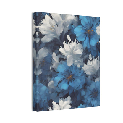 Blue and White Flower Wall Art – Elegant and Mesmerizing Floral Patterns