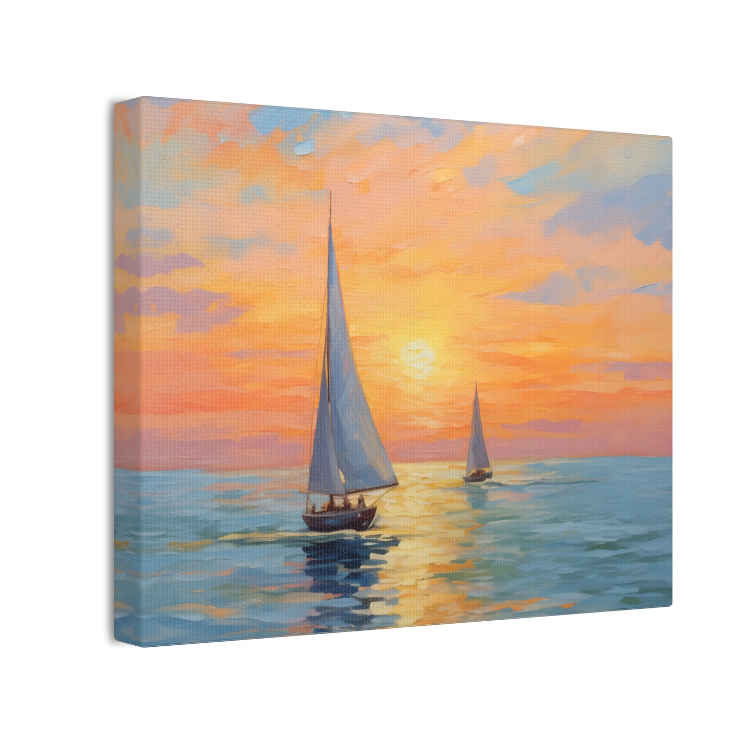 Floating Sailboats