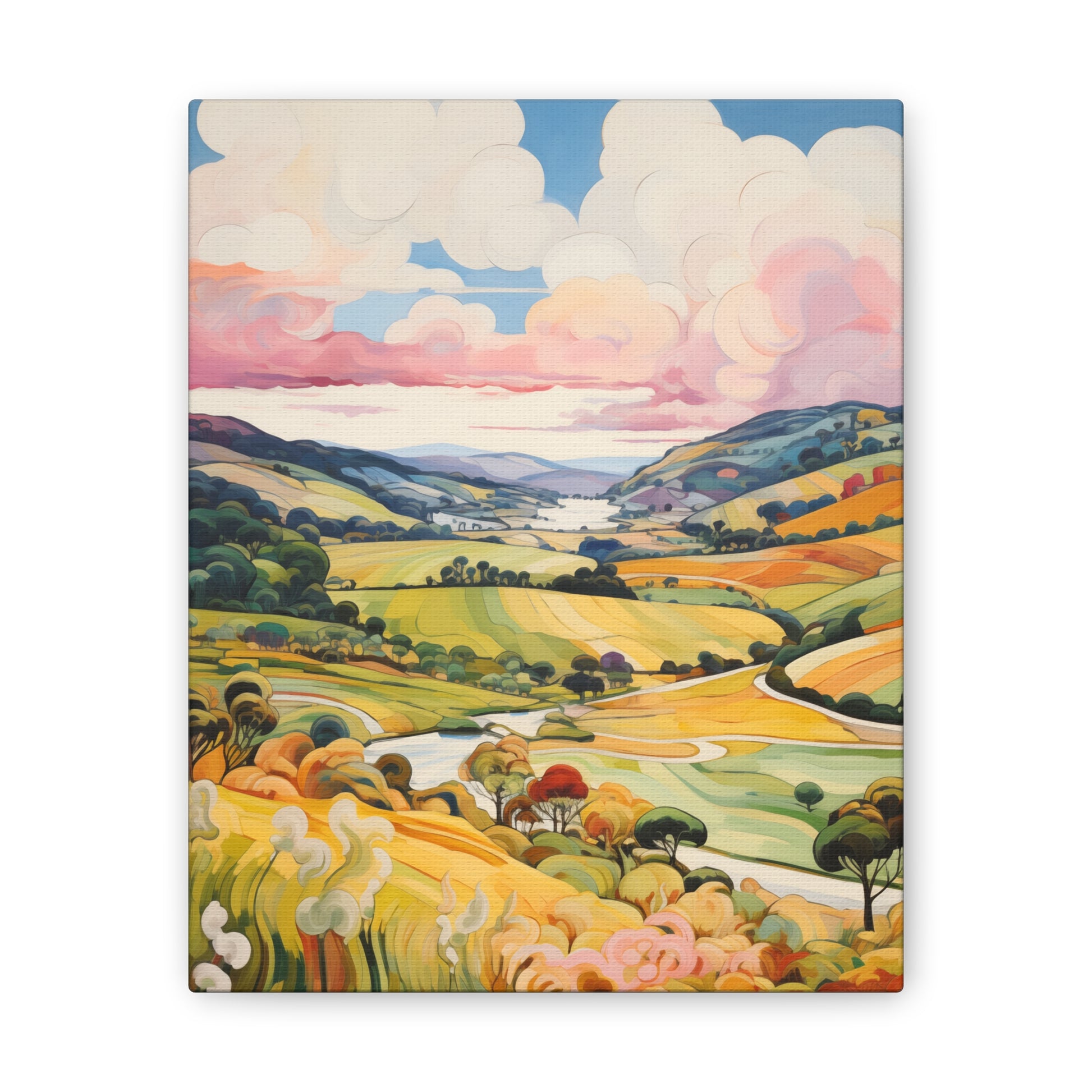 Fauvist Landscapes Canvas Art – Vibrant Countryside