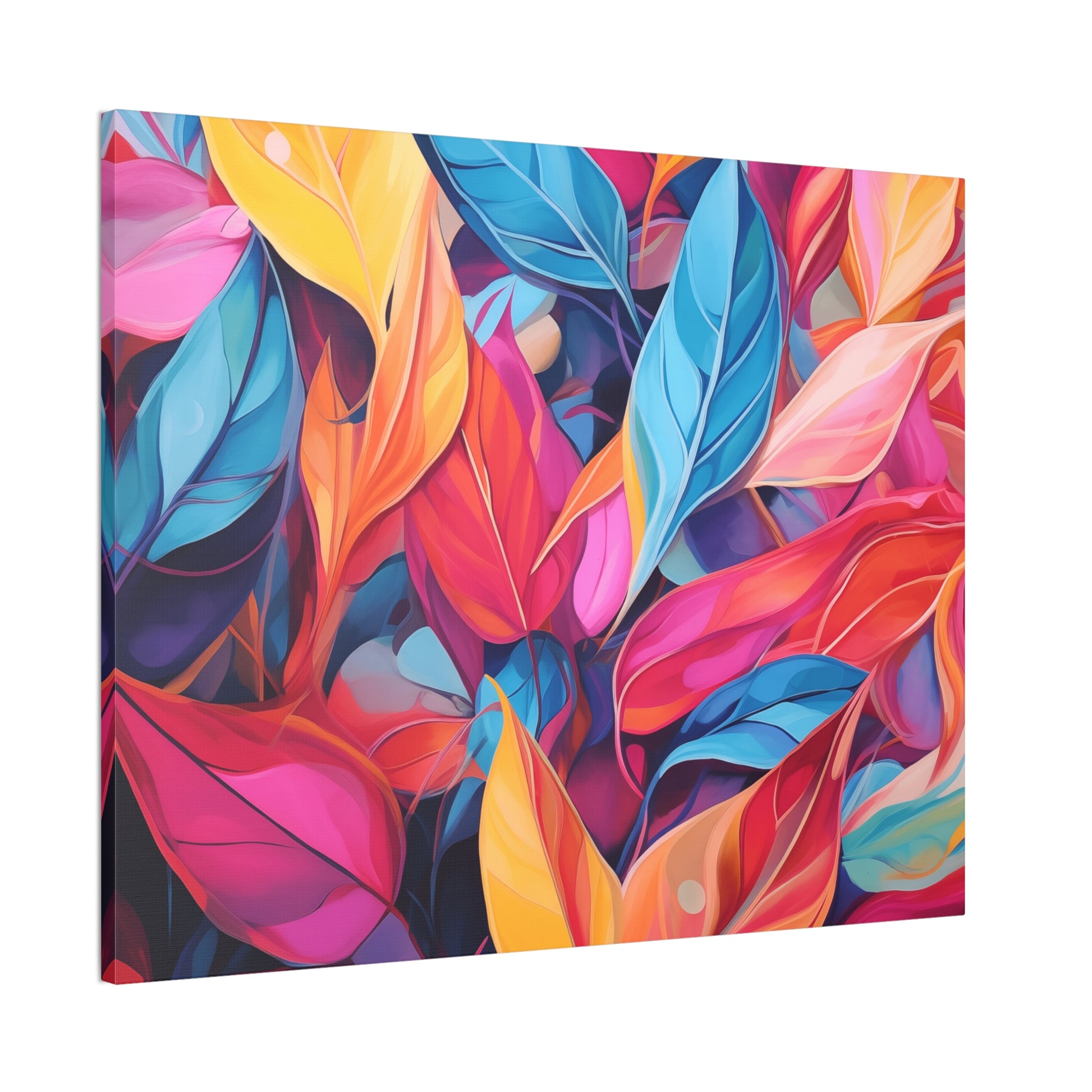 Autumn Kaleidoscope Canvas Print – A Vibrant Display of Fall Leaves