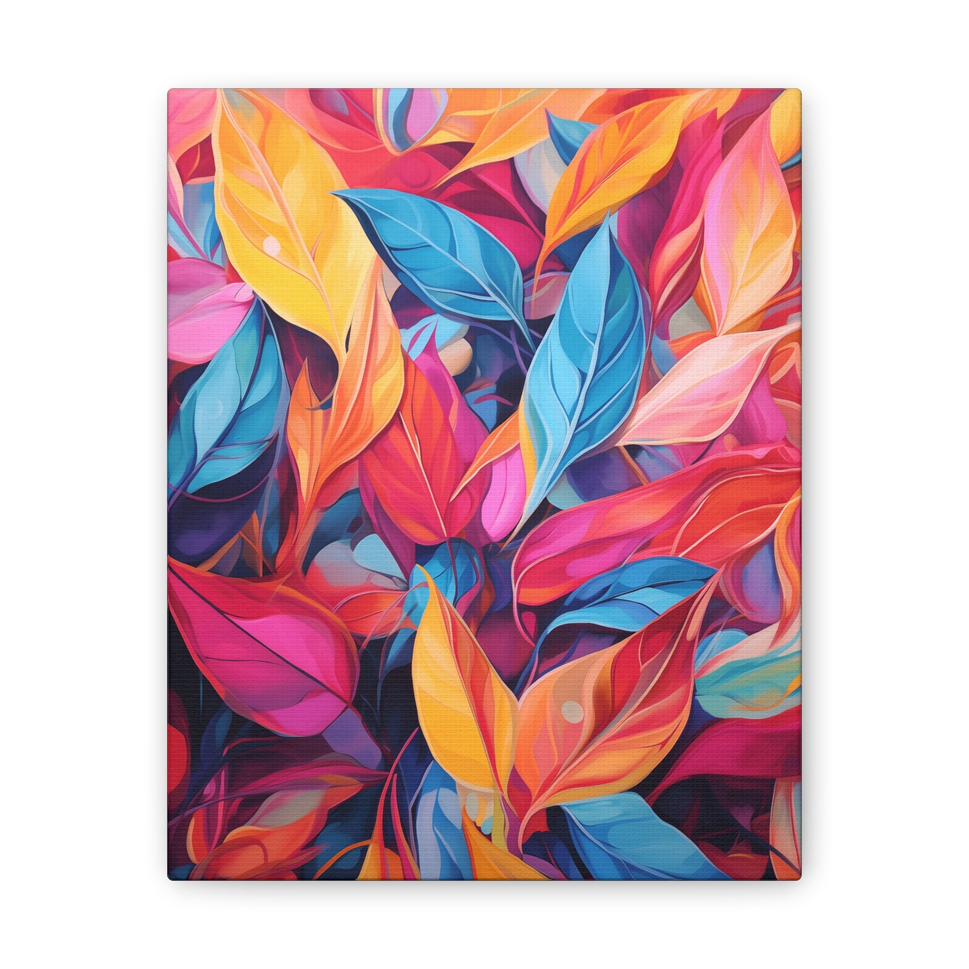 Autumn Kaleidoscope Canvas Print – A Vibrant Display of Fall Leaves