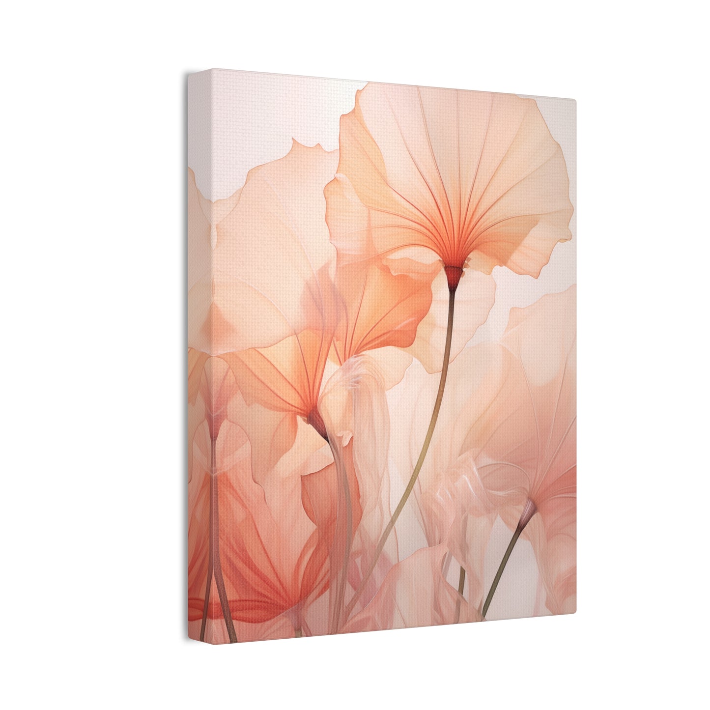 Peach Lotus Blossom Wall Art: 2024's Serene Peach Fuzz Hue