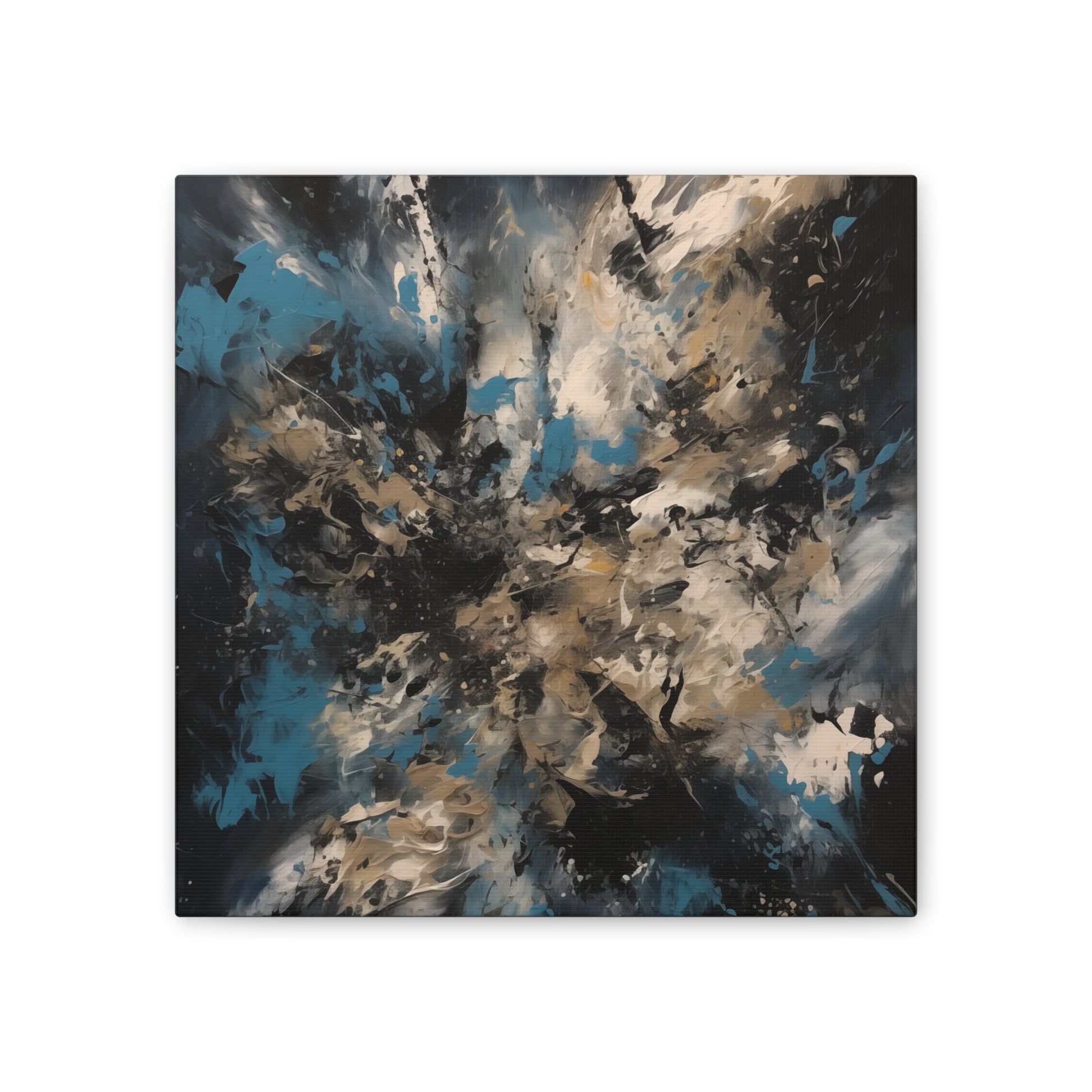 Mystic Melodies Wall Art - Expressive Abstract Oil Painting