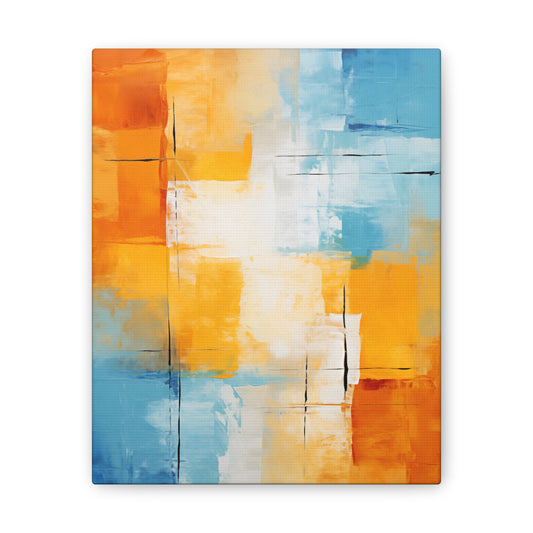 Color Symphony Canvas Art – Vibrant Abstract Painting 