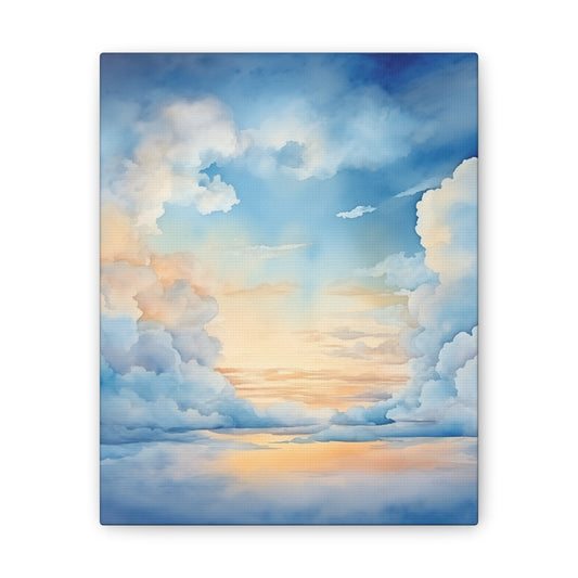 Ethereal Sky Canvas Art – Serene and Stunning Cloudscape Wall Art