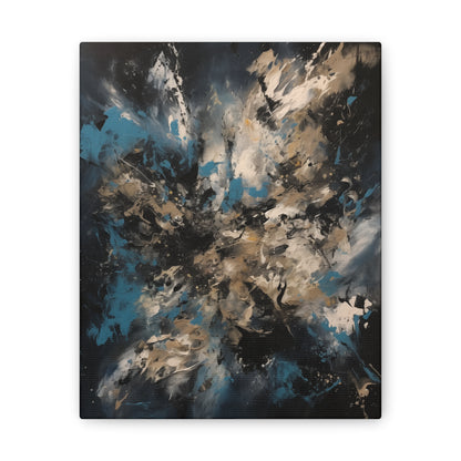 Mystic Melodies Wall Art - Expressive Abstract Oil Painting