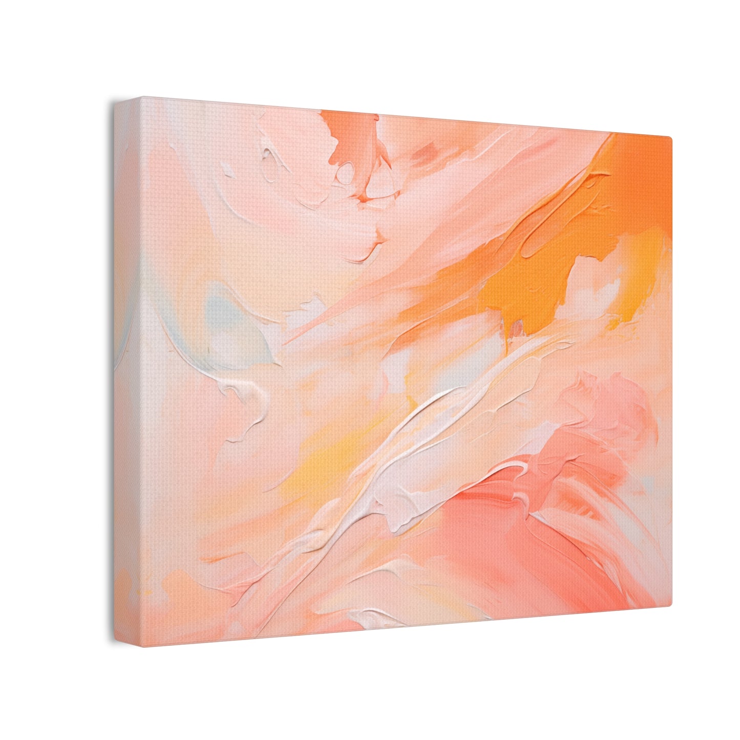 Peachy Blush Canvas Art – Delicate Beauty in 2024's Color