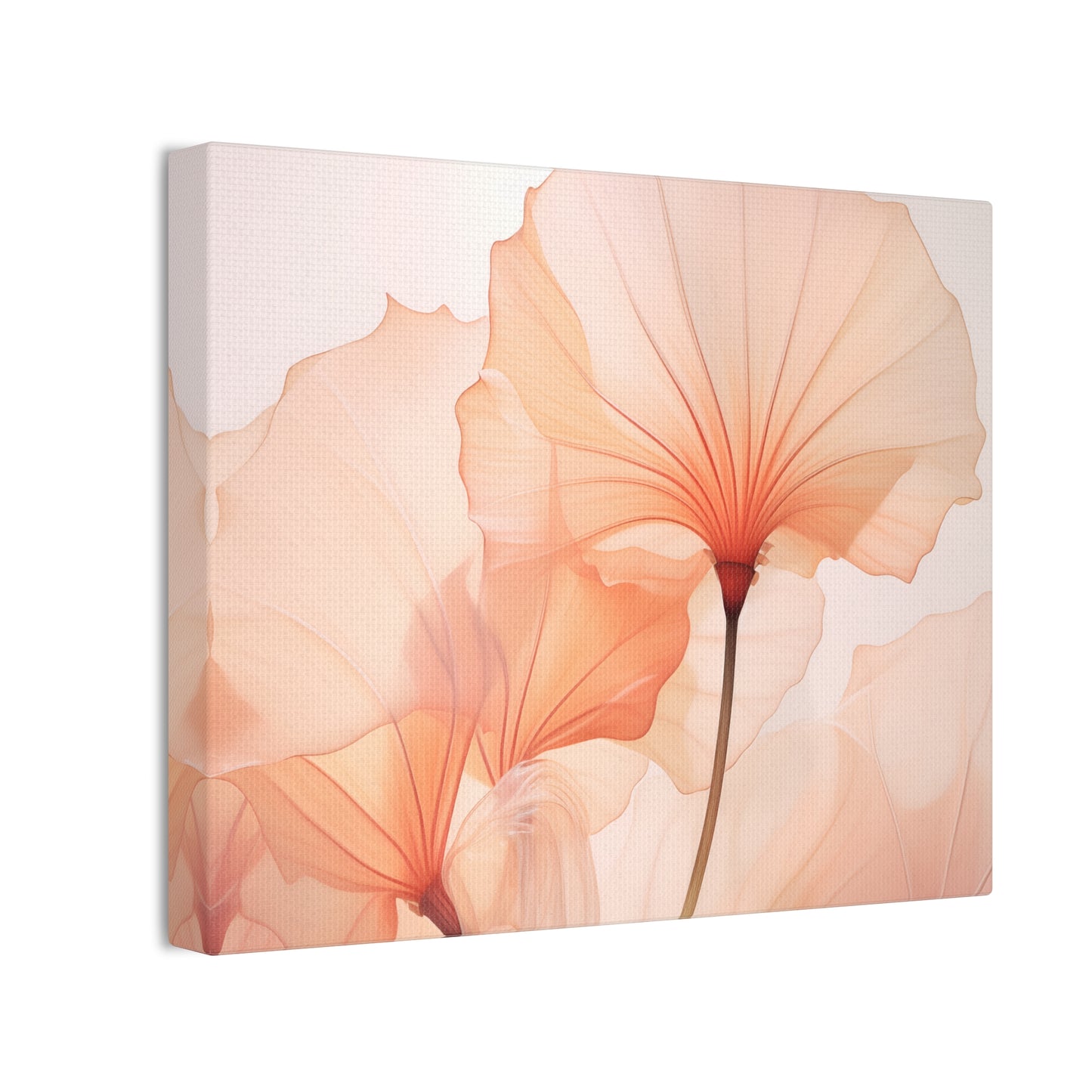 Peach Lotus Blossom Wall Art: 2024's Serene Peach Fuzz Hue