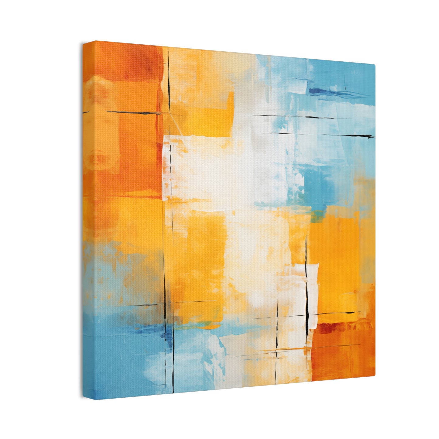 Color Symphony Canvas Art – Vibrant Abstract Painting 