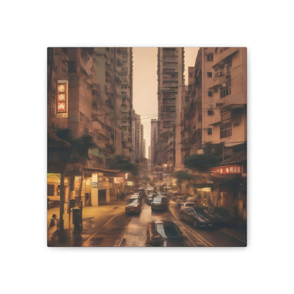 Hong Kong - Fading Lights | Captivating Urban Photography Print