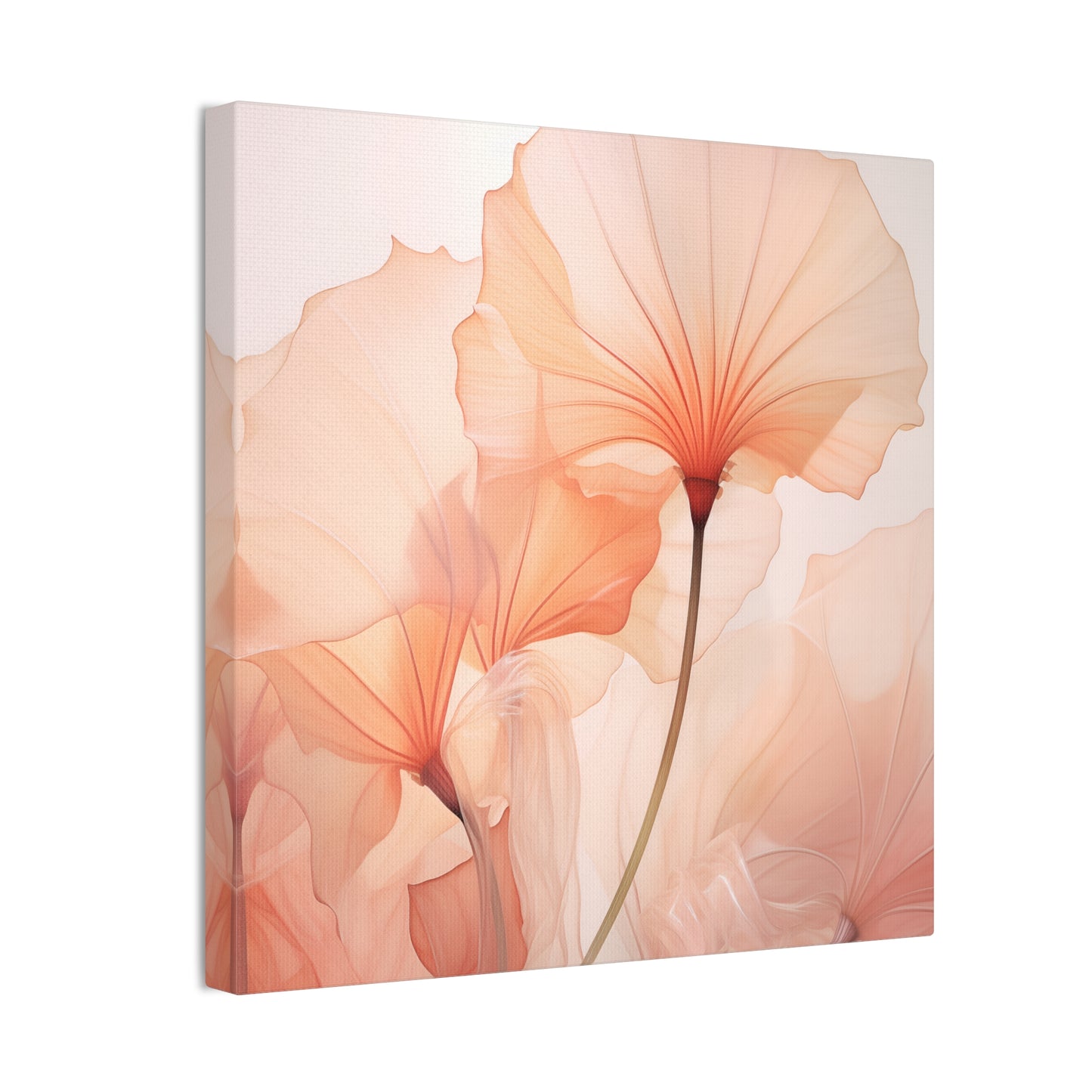 Peach Lotus Blossom Wall Art: 2024's Serene Peach Fuzz Hue