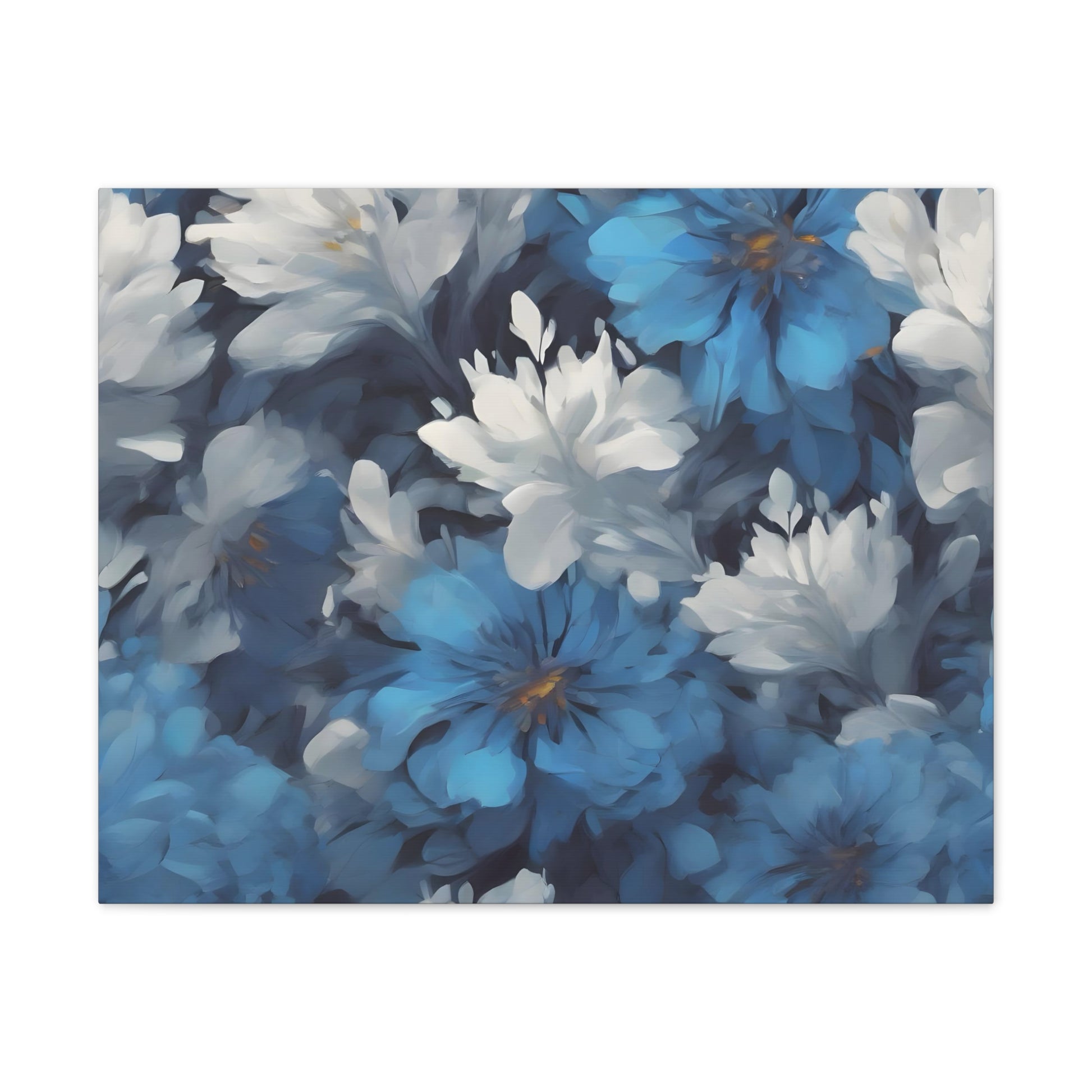 Blue and White Flower Wall Art – Elegant and Mesmerizing Floral Patterns