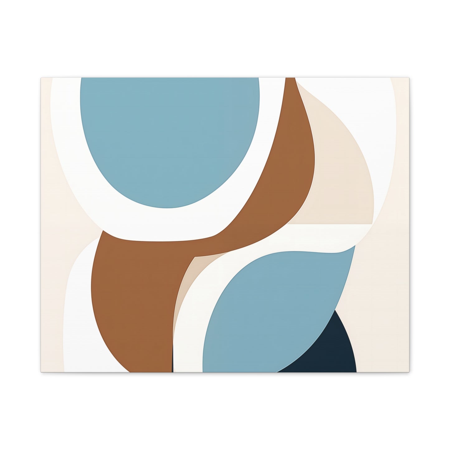 Boho Geometry Canvas Art – Eclectic Fusion of Boho and Midcentury Modern