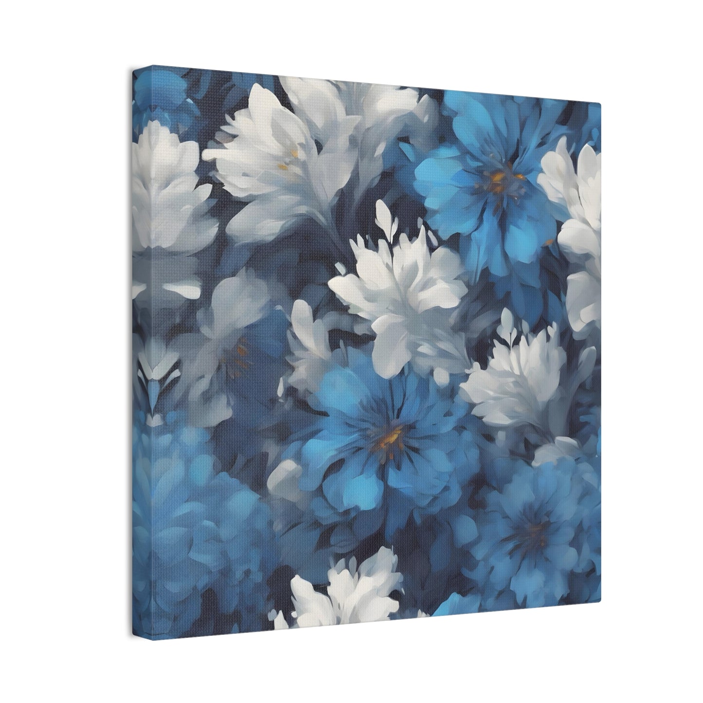 Blue and White Flower Wall Art – Elegant and Mesmerizing Floral Patterns