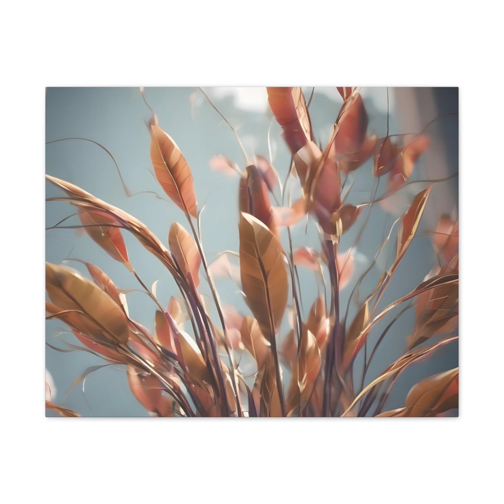 Vibrant Leaves in a Vase Wall Art – Refresh Your Space