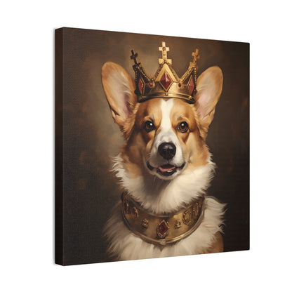 King Corgi Wall Art - Majestic & Cool Canine Décor