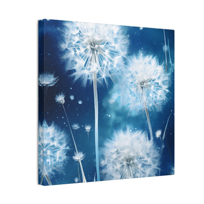 Nightscape Dandelion Wall Art - Enchanting Moonlit Beauty