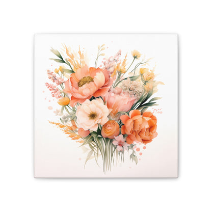 Blooming Peach Fuzz Canvas – Inspired by Pantone’s 2024 Color of the Year