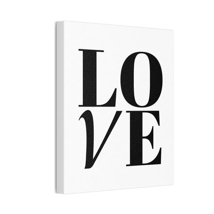 LOVE Wall Art - Minimalist Black & White Alphabet Décor